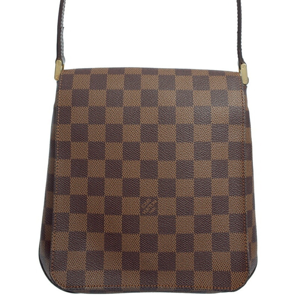 Louis Vuitton Brown Bag Musette Ebene Salsa Long Damier Shoulder - Picture 2 of 8